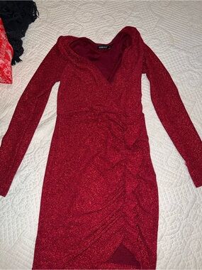 Red dress and purse red set Size S
